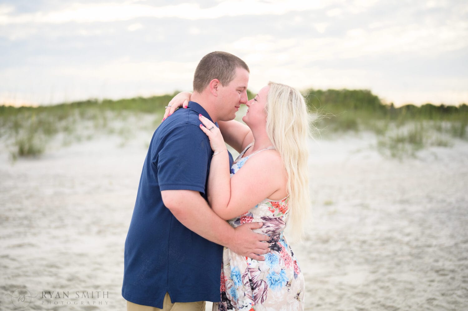 Touching noses in the sunset - Huntington Beach State Park - Myrtle Beach