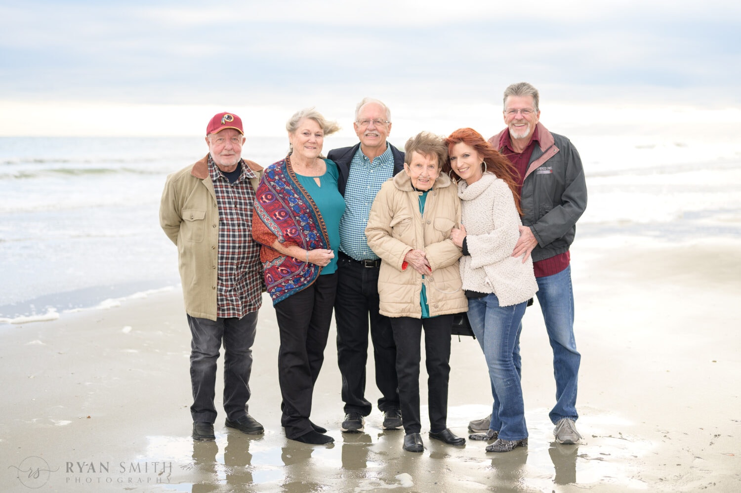 Adult family portraits on the beach - North Beach Plantation