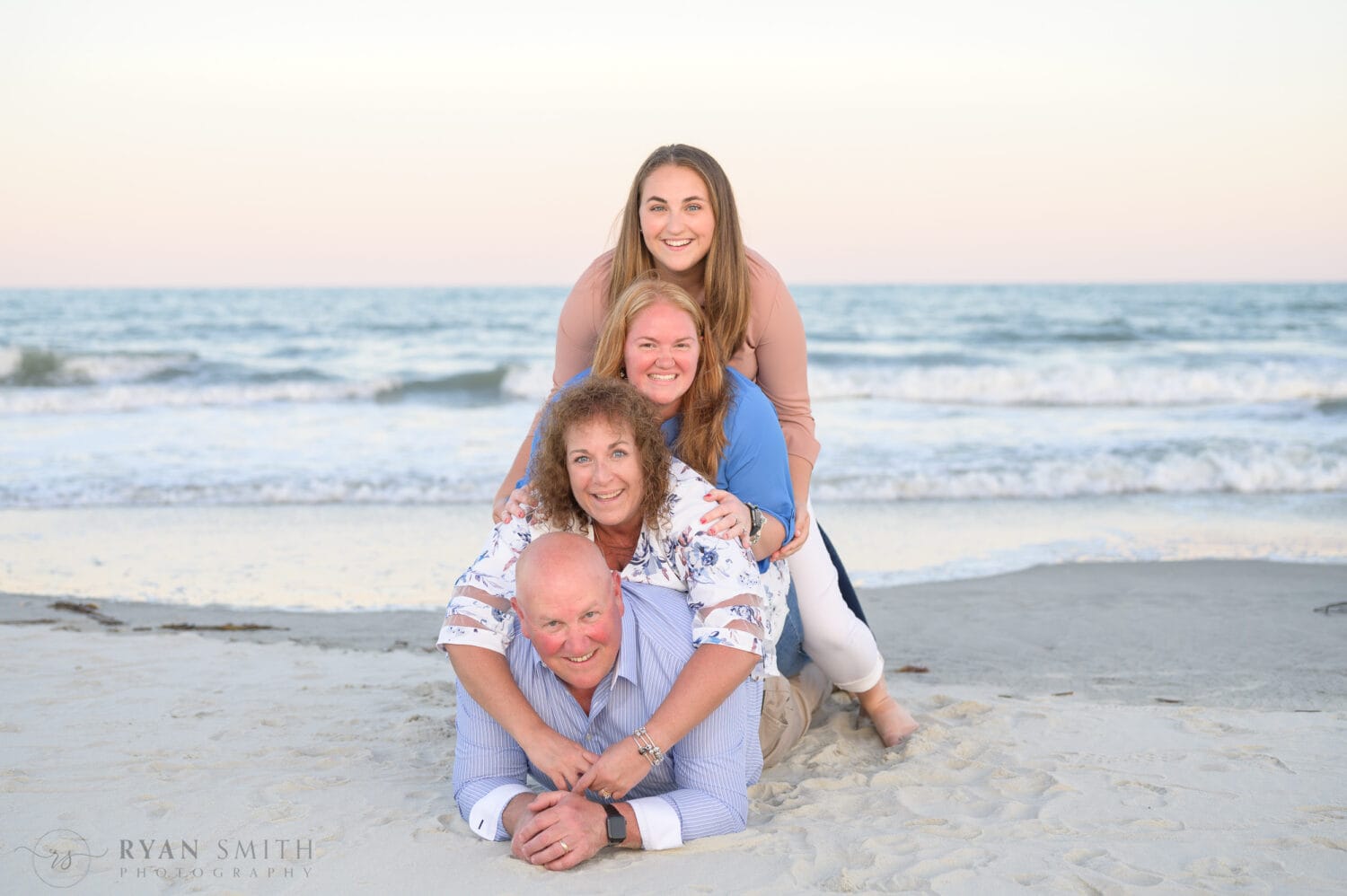 Family pictures with little ones and grandparents anniversary  - Huntington Beach State Park