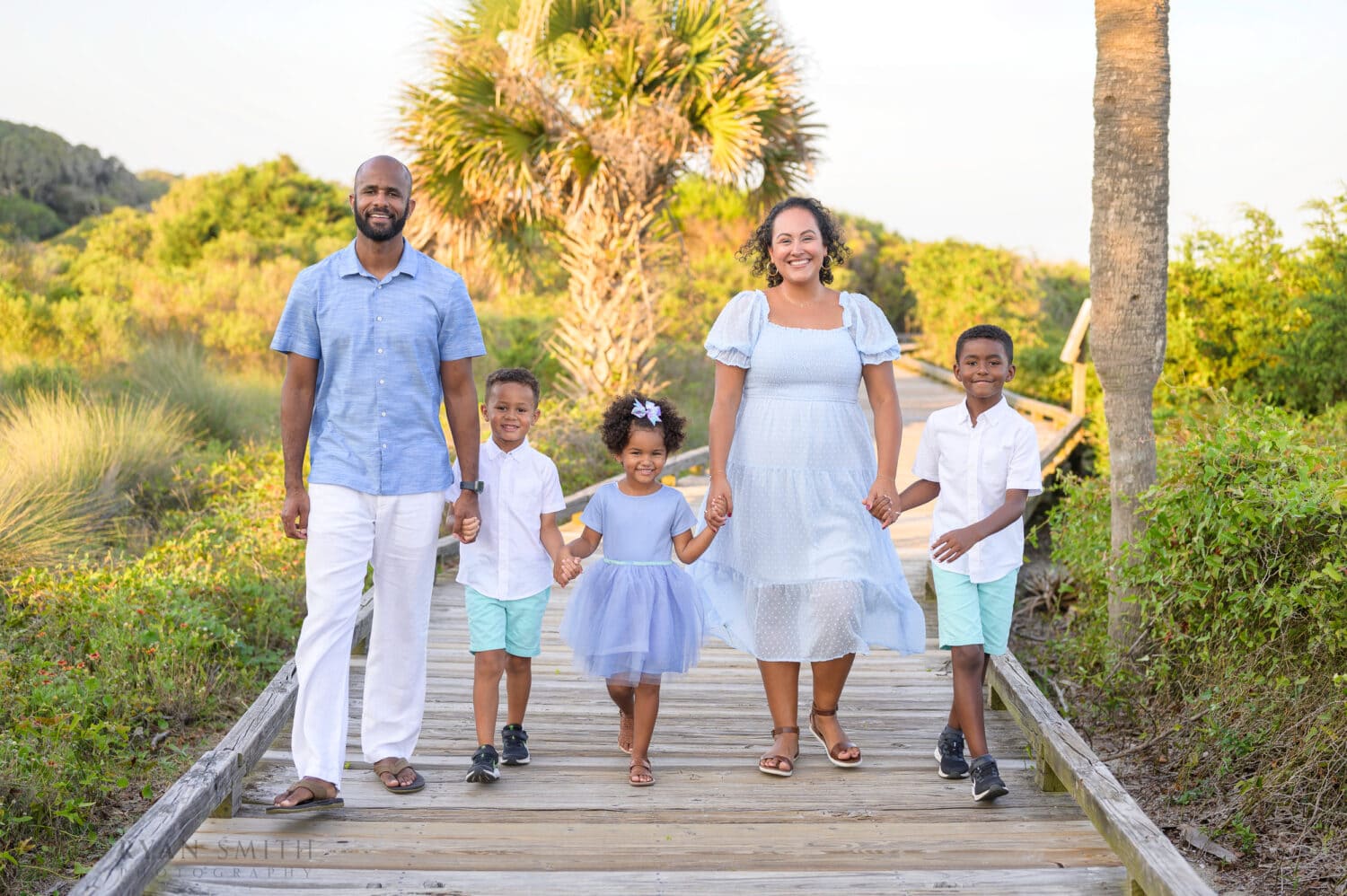 Very cute family of 5, my repeat clients - Myrtle Beach State Park