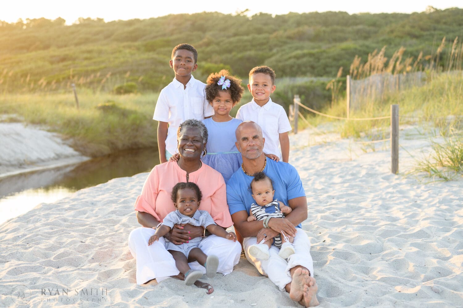 Very cute family of 5, my repeat clients - Myrtle Beach State Park