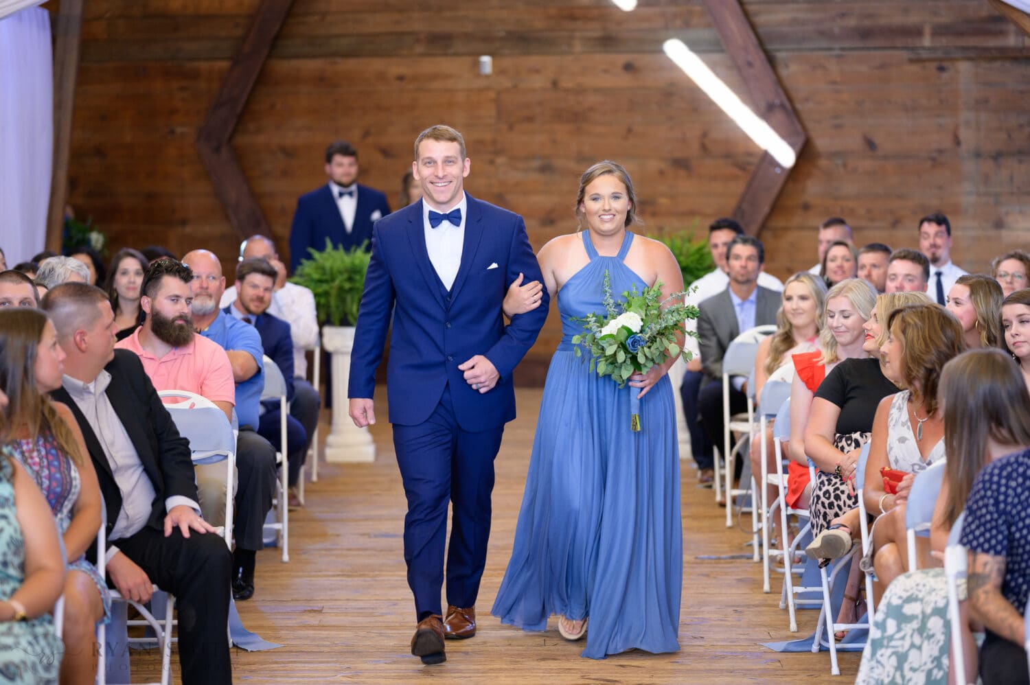 Walking down the aisle - The Peanut Warehouse - Conway