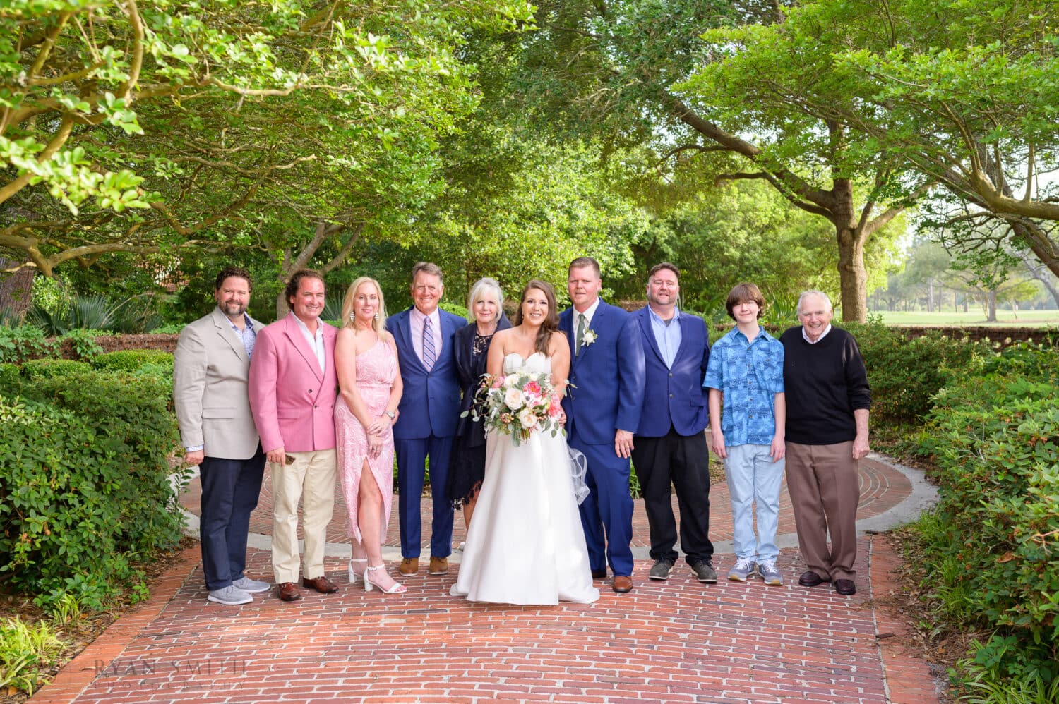 Family pictures after the ceremony - Pine Lakes Country Club