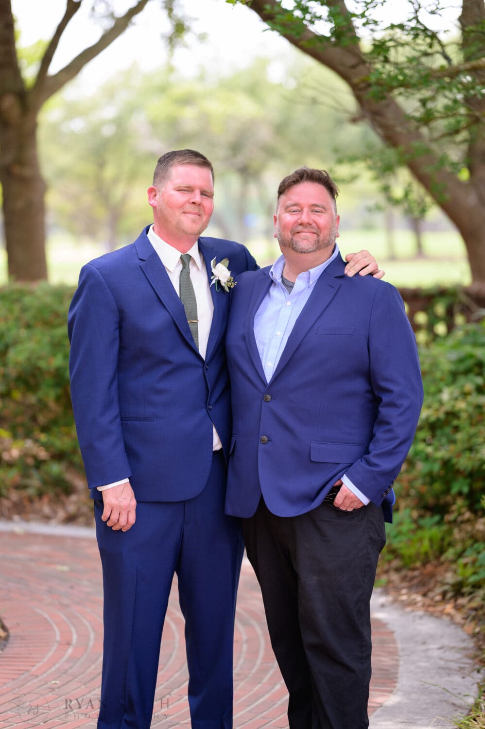 Groom with his brother - Pine Lakes Country Club