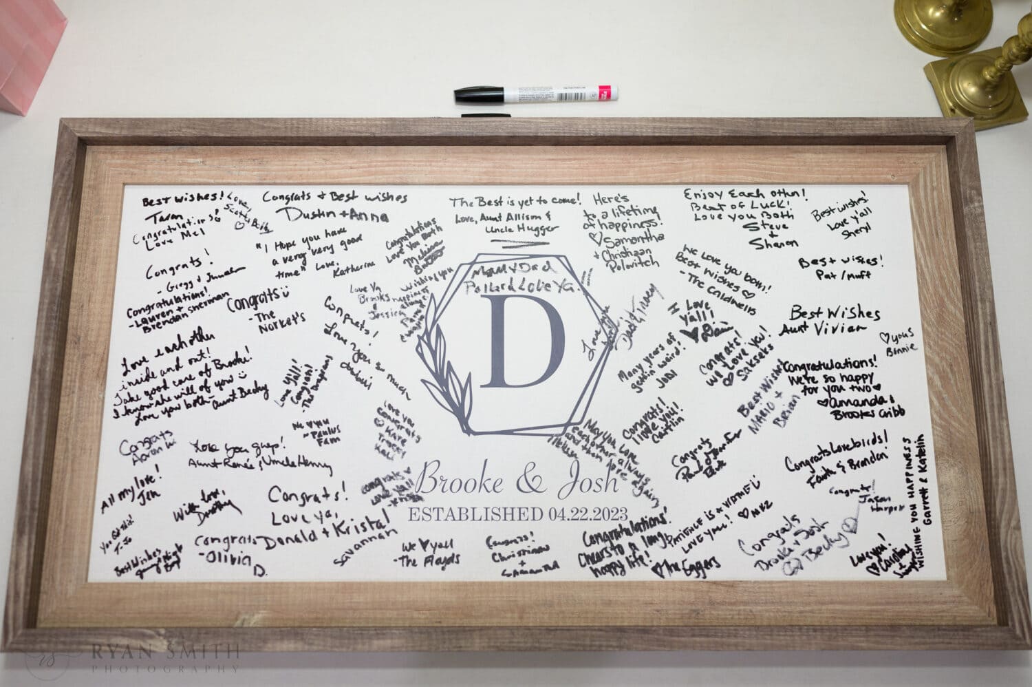 Guestbook sign - The Village House at Litchfield