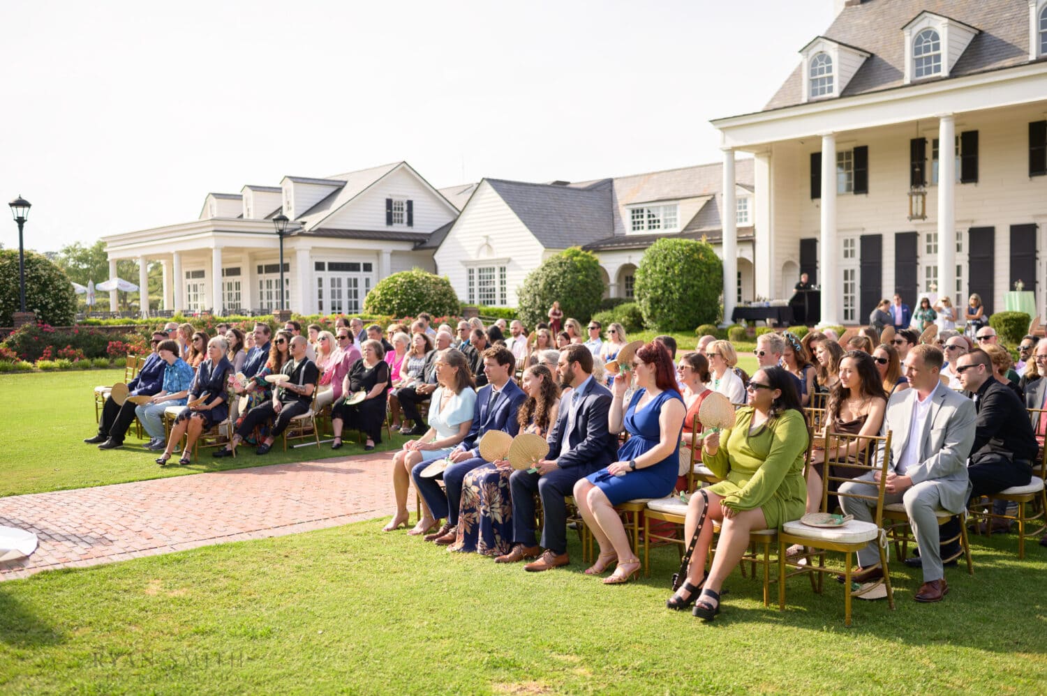 Guests at the ceremony - Pine Lakes Country Club