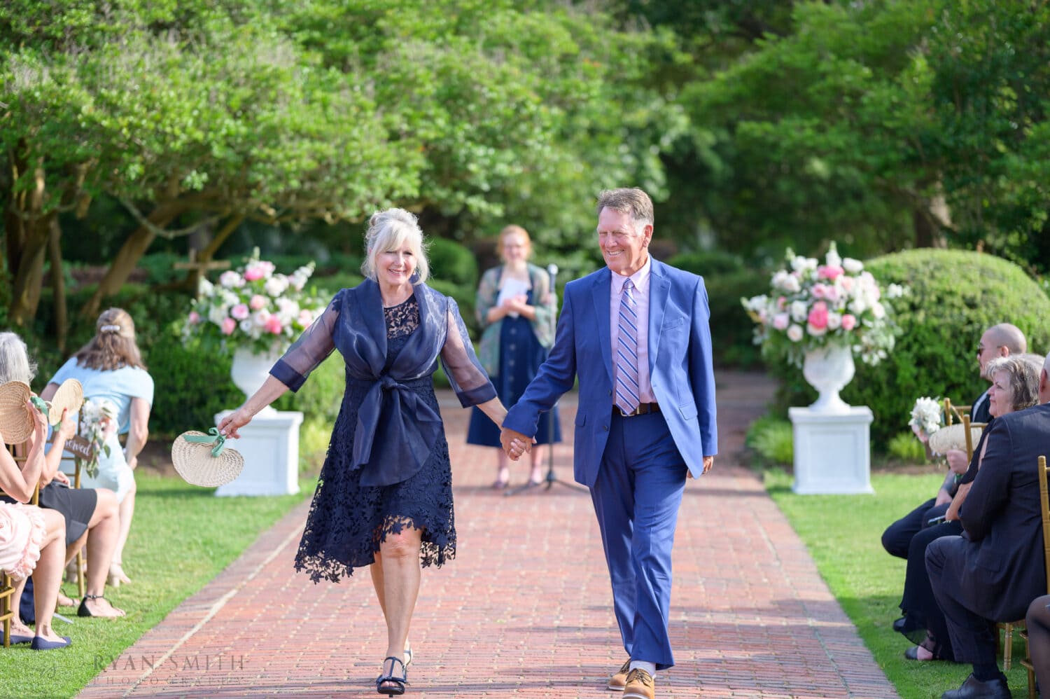 Happy parents after the ceremony - Pine Lakes Country Club