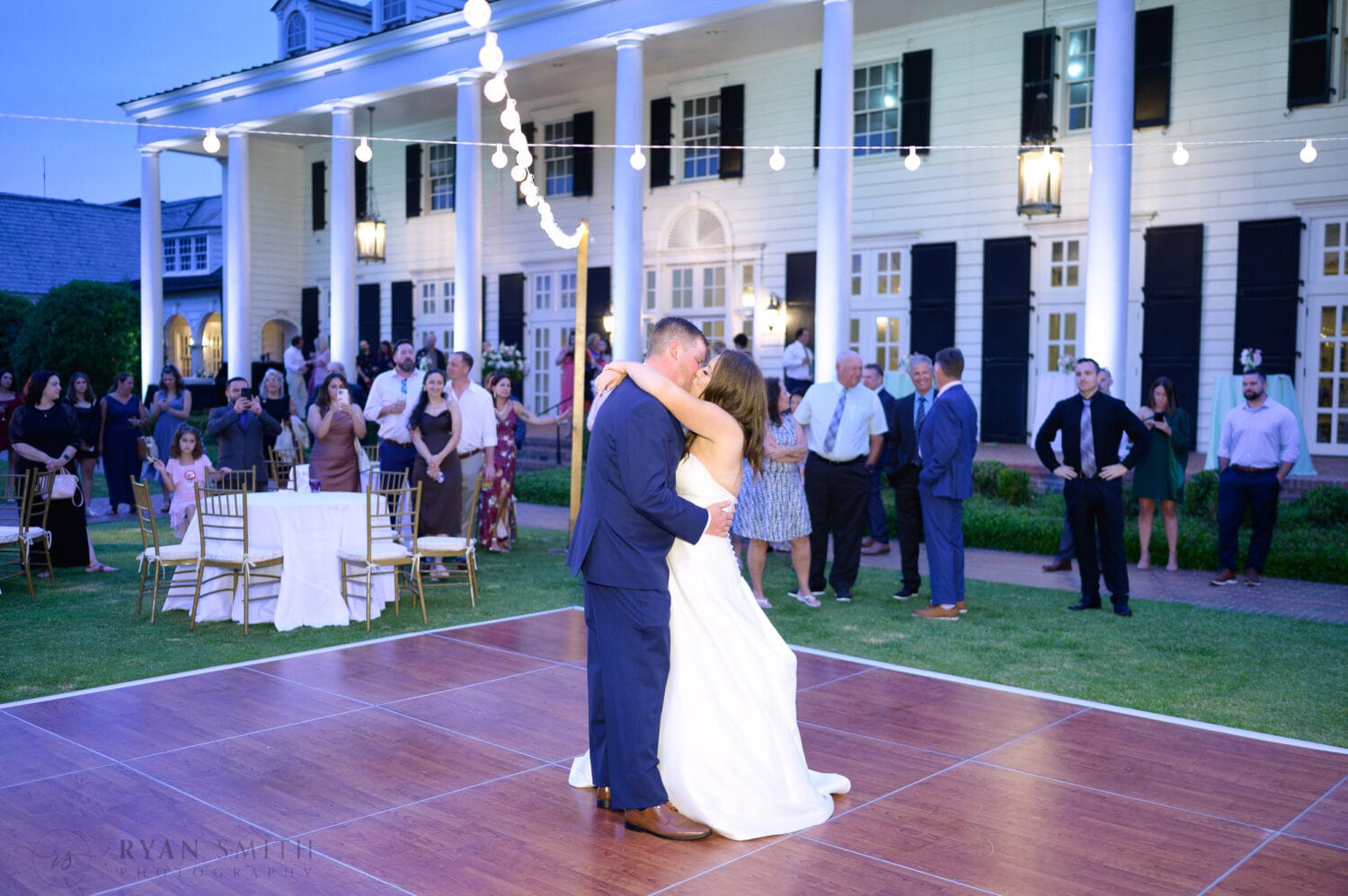 First dance behind the clubhouse - Pine Lakes Country Club