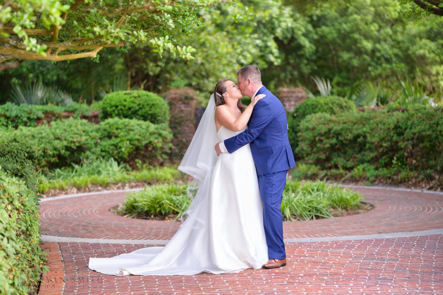 Kiss on the brick path - Pine Lakes Country Club