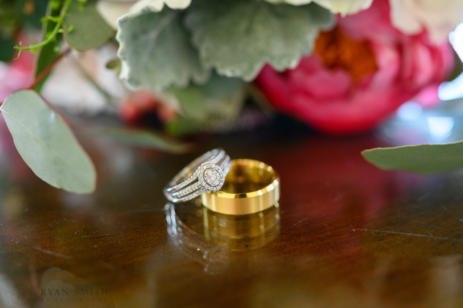 Rings laying on the table - Pine Lakes Country Club