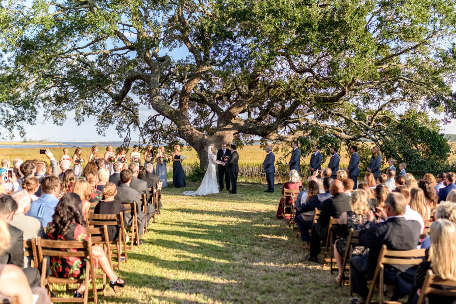 Beautiful location for yesterday's wedding ceremony - Tilghman Boyce Cottage