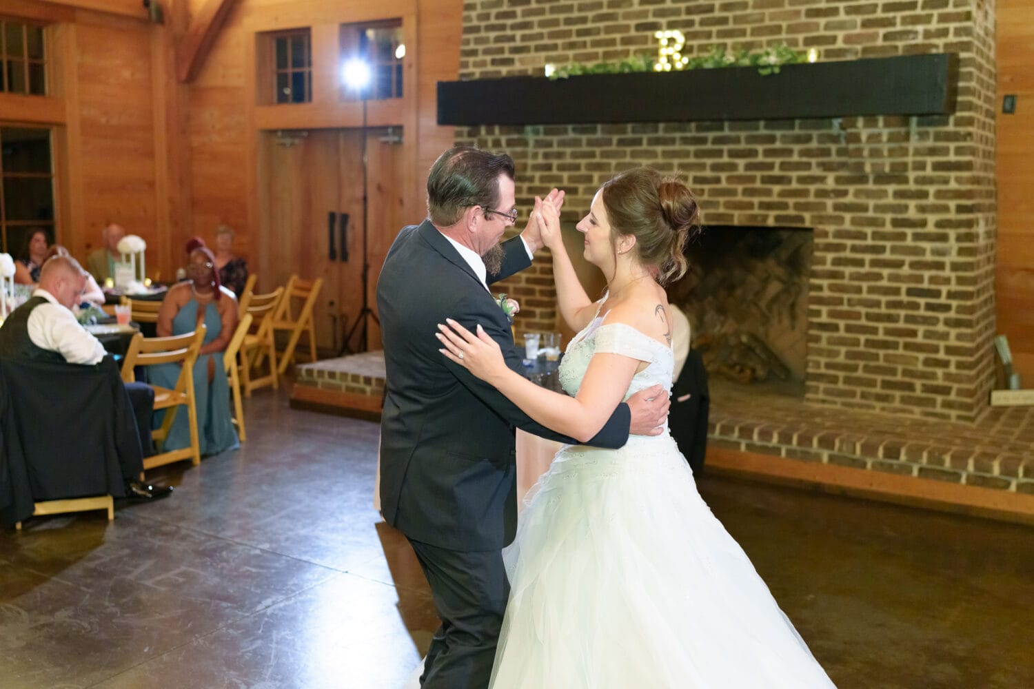 Bride dancing with her father - The Pavilion at Pepper Plantation