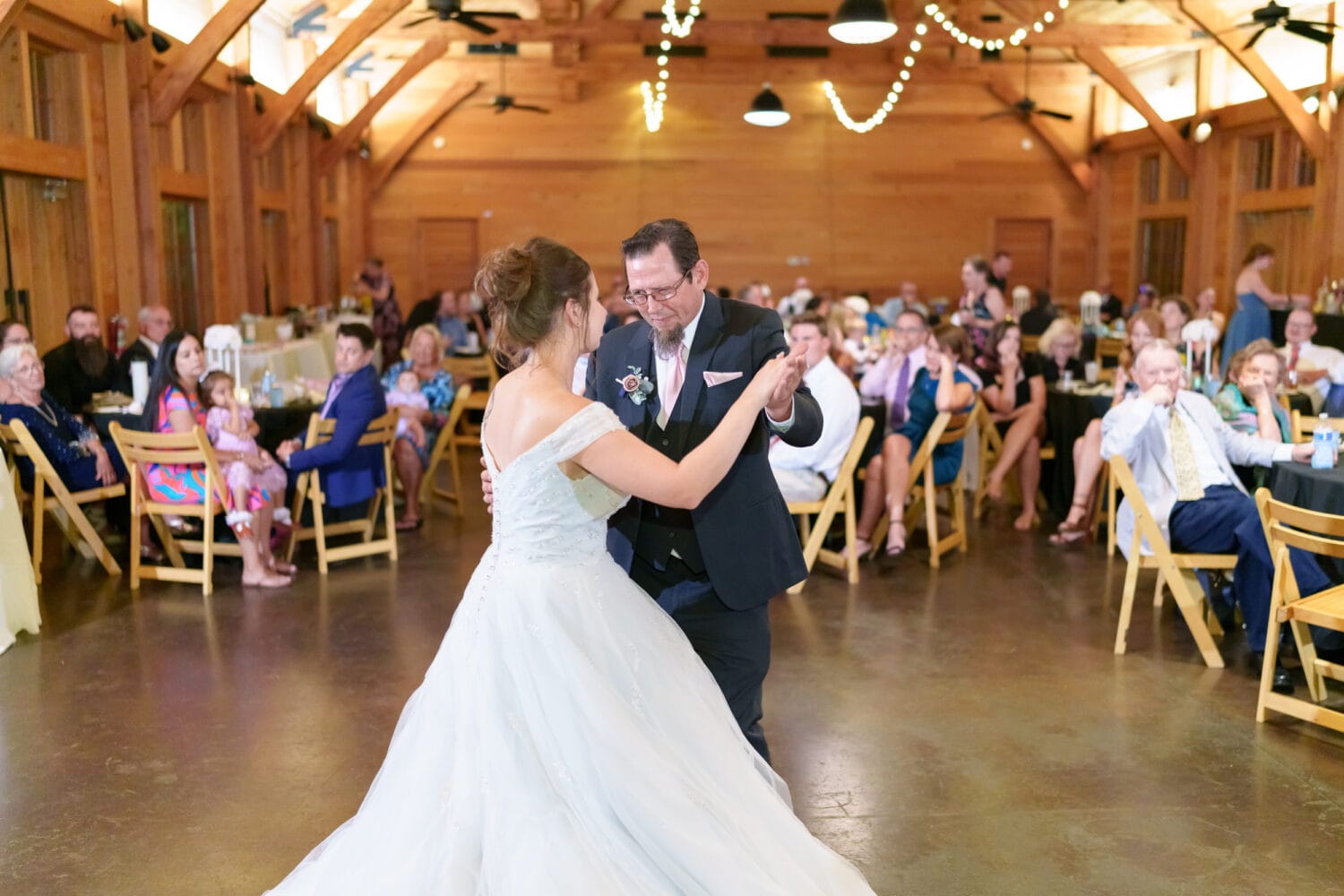Bride dancing with her father - The Pavilion at Pepper Plantation