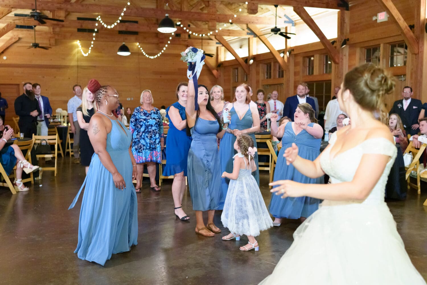 Catching the bouquet - The Pavilion at Pepper Plantation