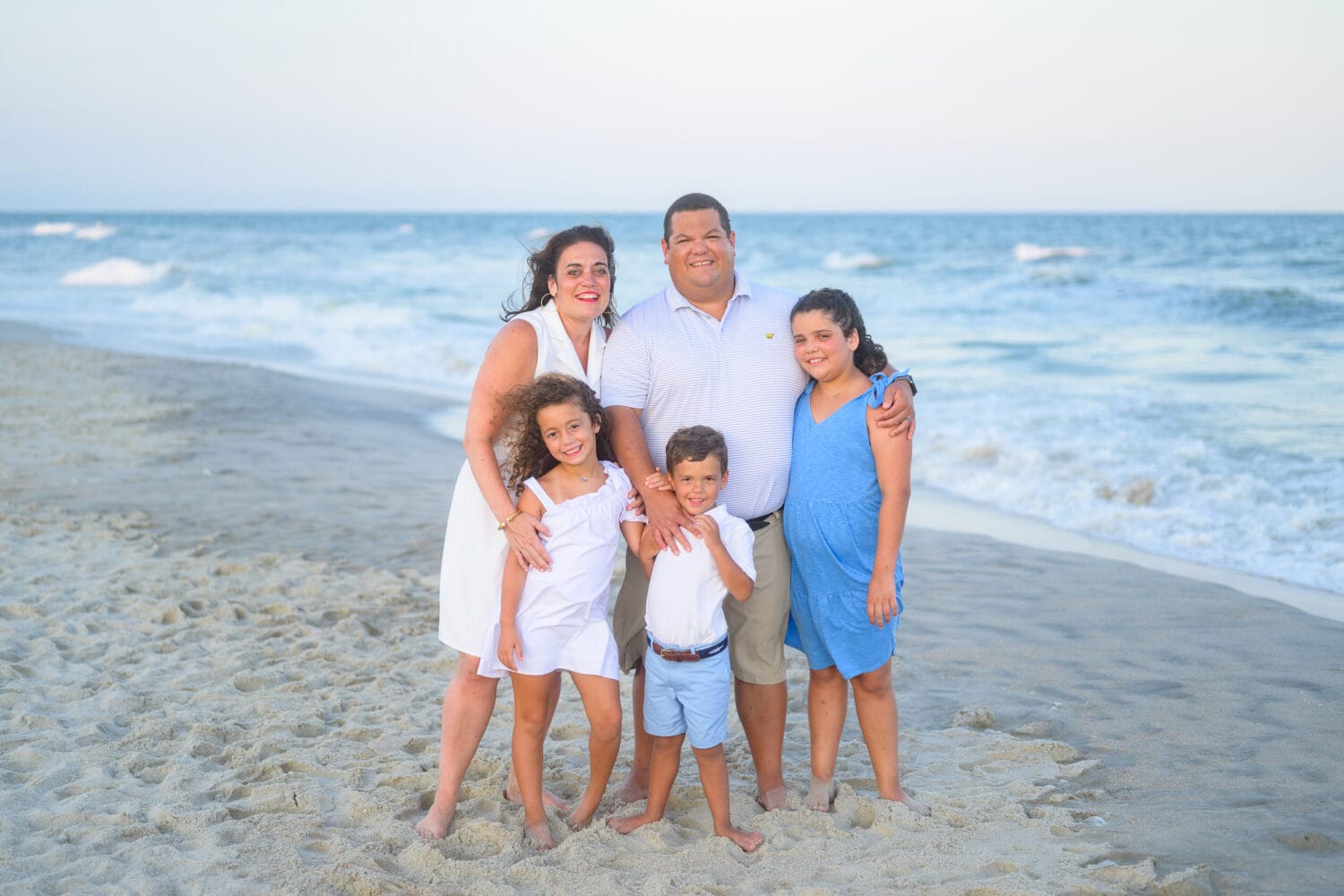Fun family pictures on the beach - Huntington Beach State Park
