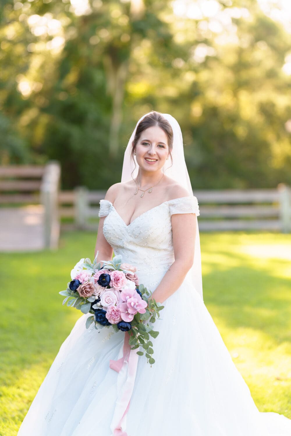 Portraits of the bride after the ceremony - The Pavilion at Pepper Plantation