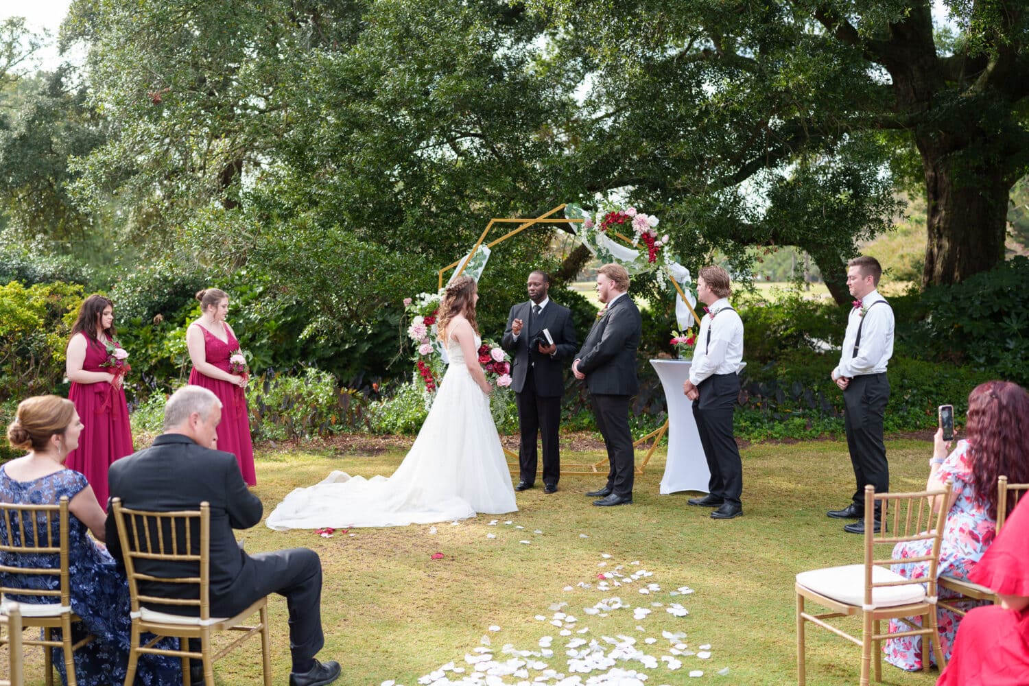 Ceremony on the lawn - Litchfield Country Club