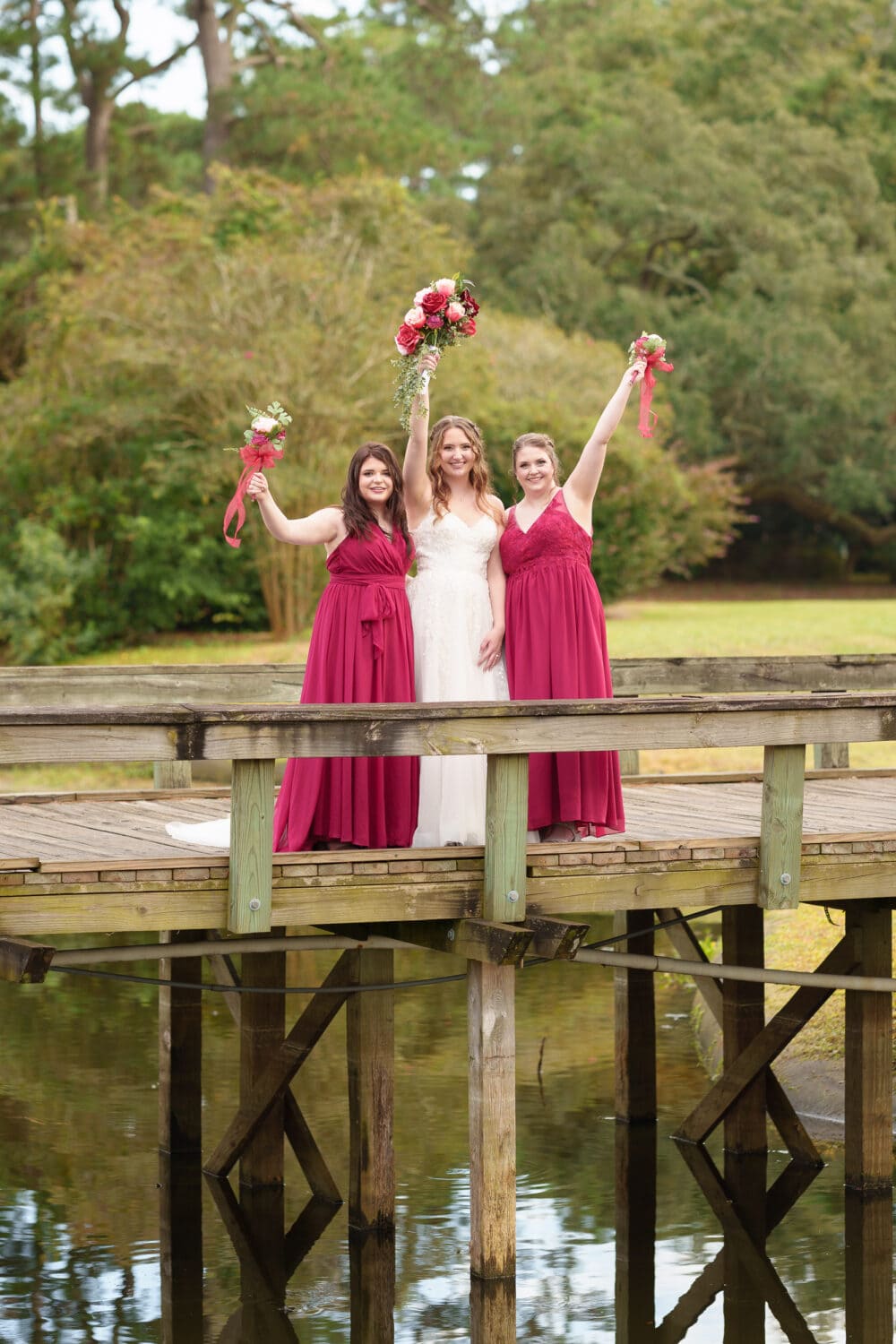 Cheers from the bridesmaids - Litchfield Country Club