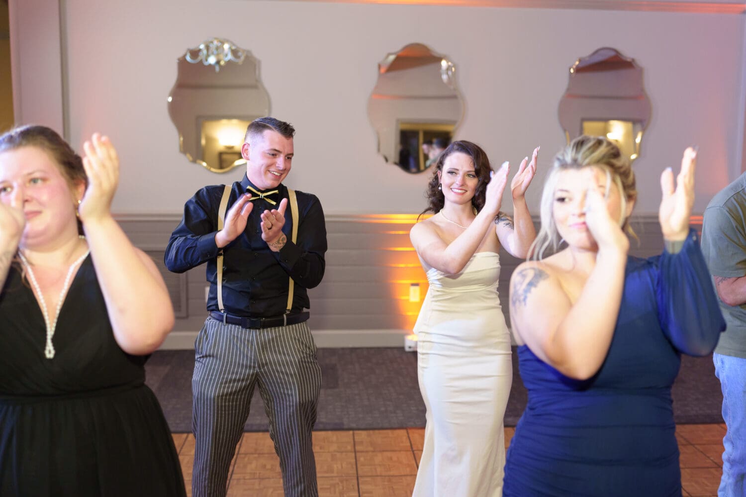 Fun dancing during the reception - Litchfield Country Club
