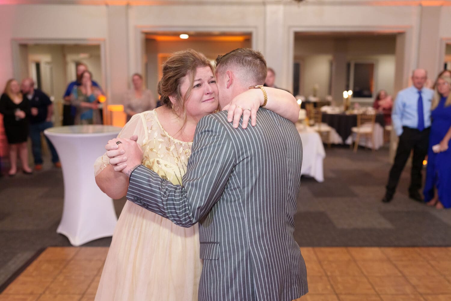 Groom dancing with his mother - Litchfield Country Club