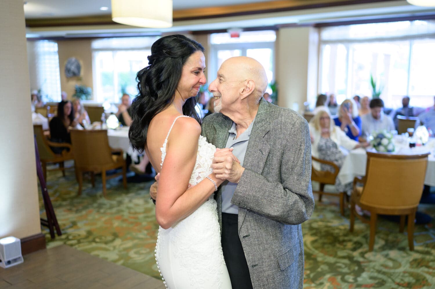 Bride dancing with her father - The Marina Inn