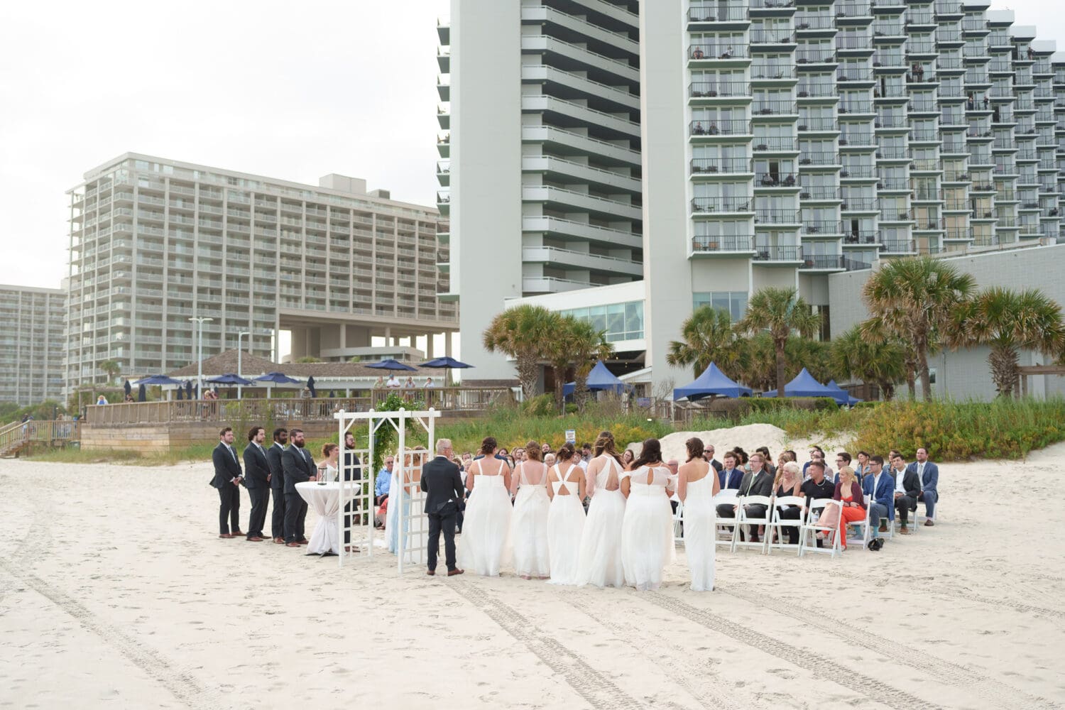 Ceremony behind the hilton - Hilton Myrtle Beach Resort