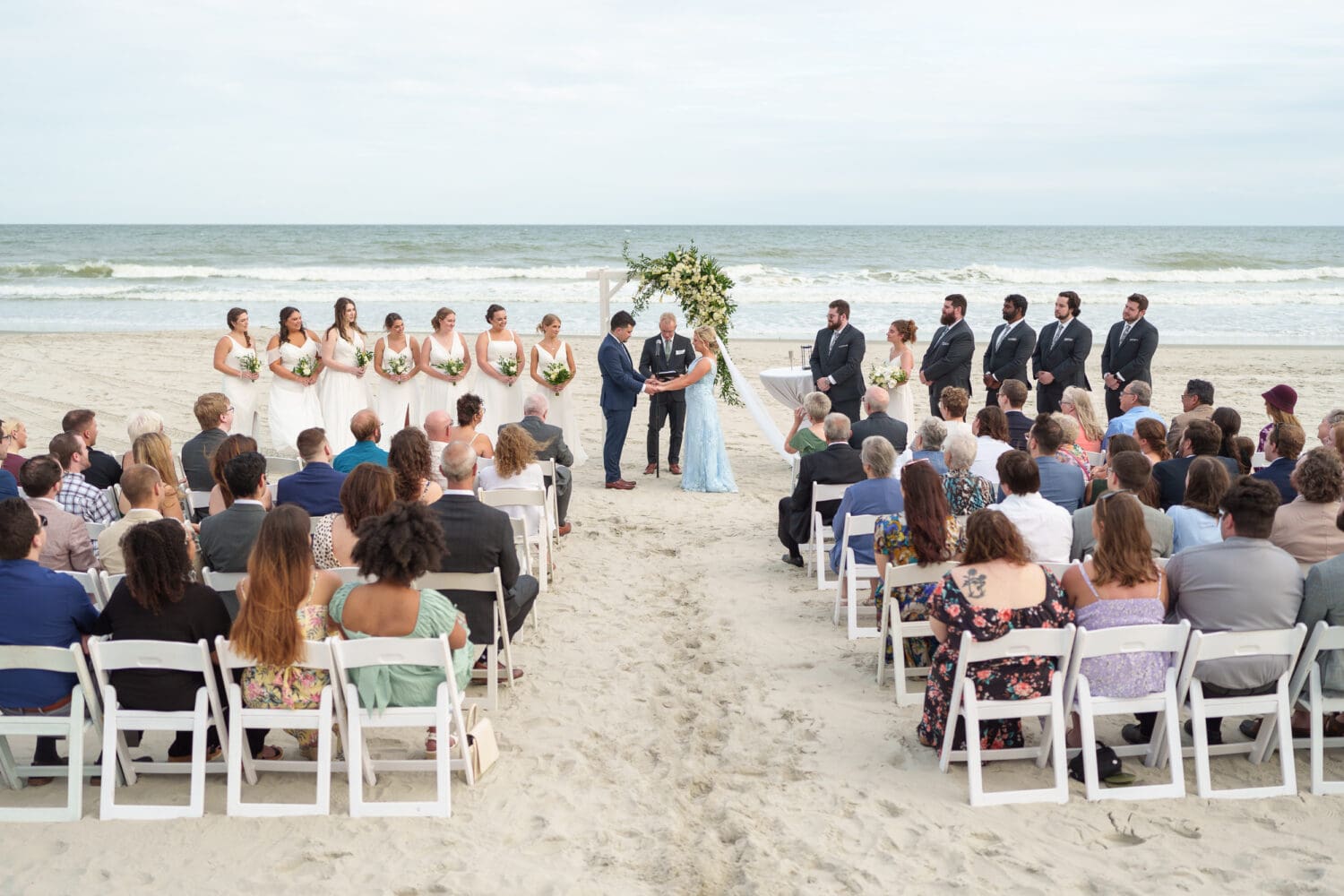 Wedding by the ocean - Hilton Myrtle Beach Resort
