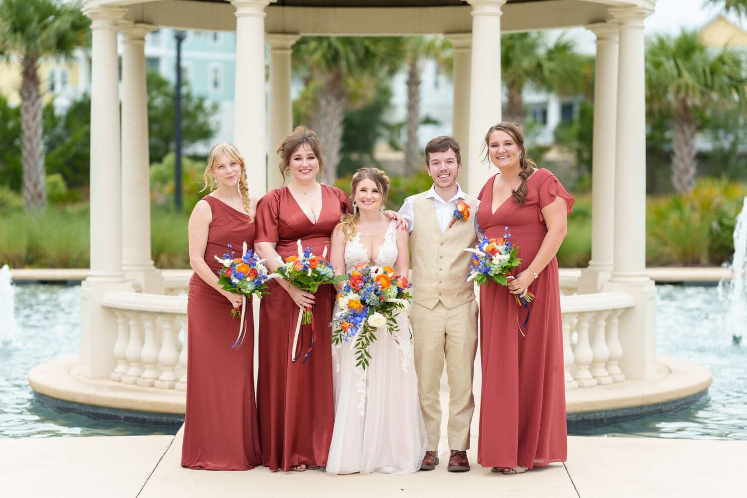 Bride with her bridesmaids - 21 Main Events - North Myrtle Beach