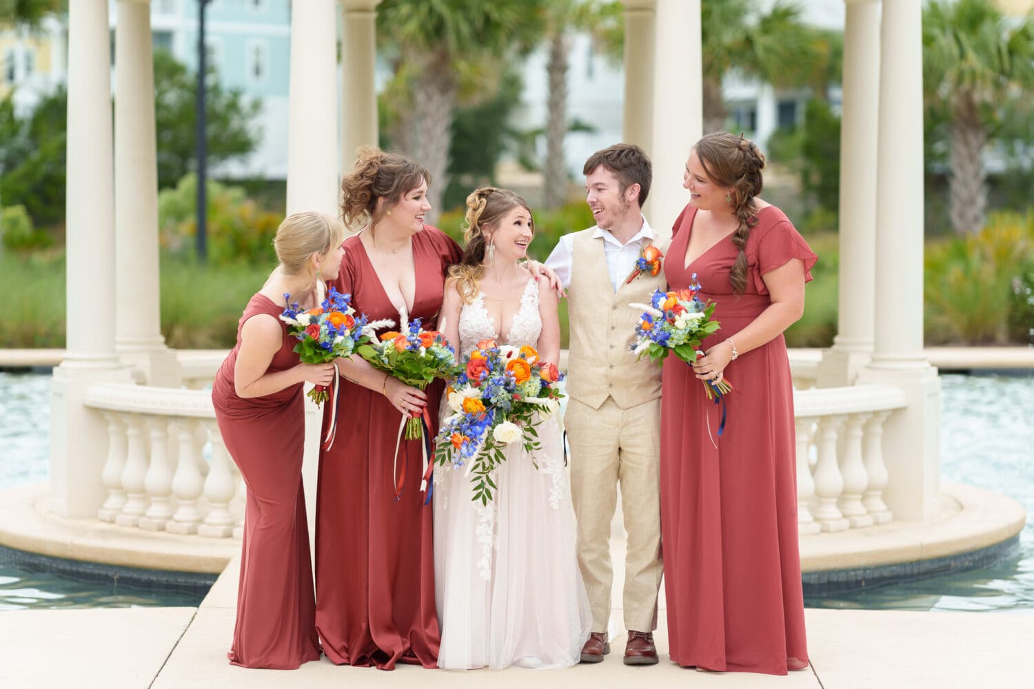 Bride with her bridesmaids - 21 Main Events - North Myrtle Beach