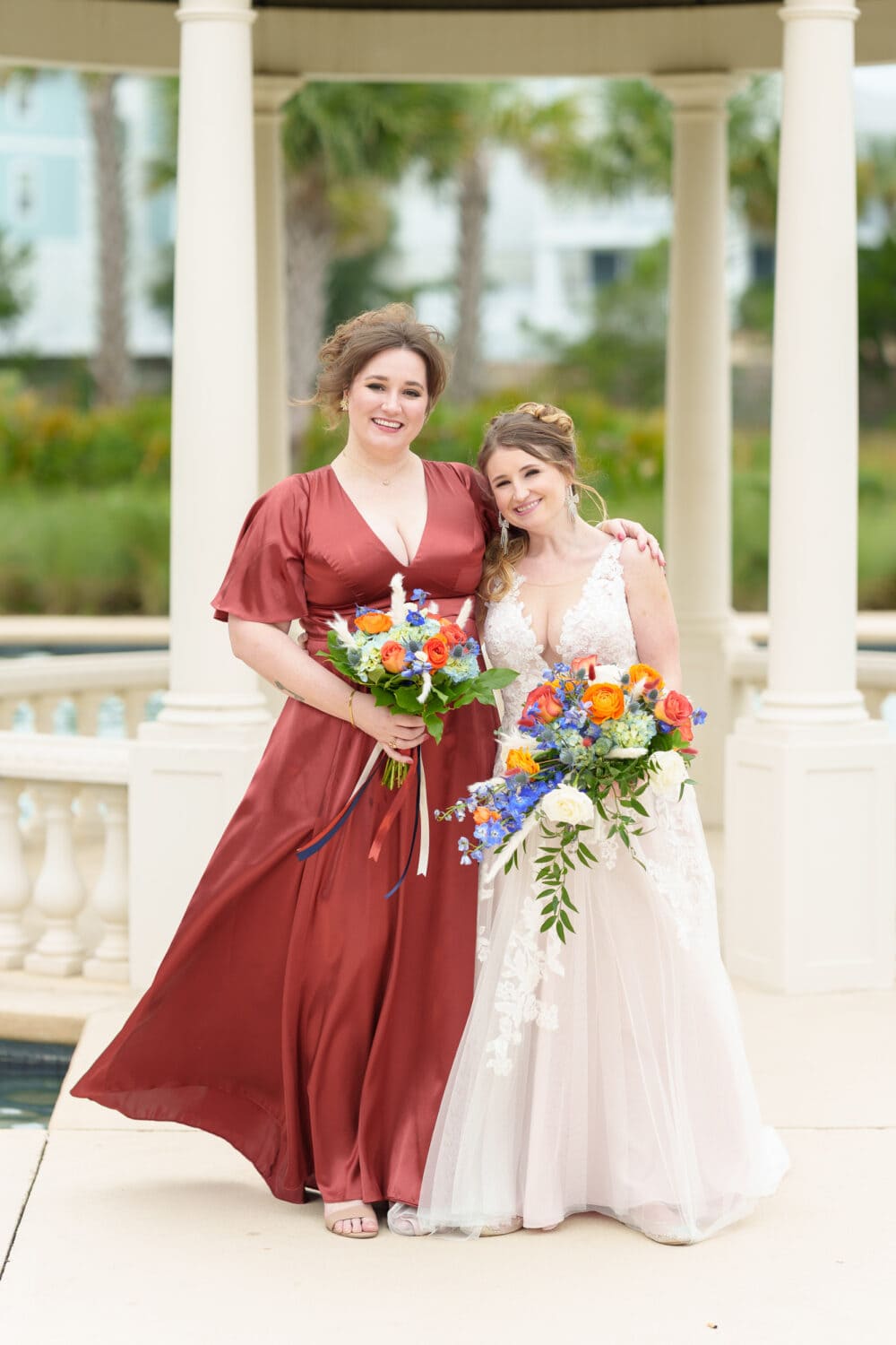 Bride with her sister - 21 Main Events - North Myrtle Beach
