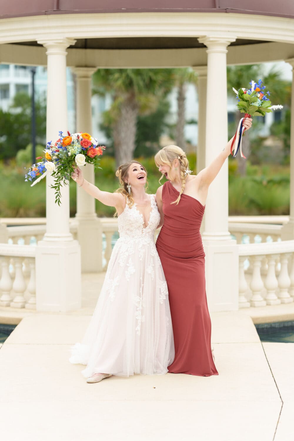 Individual portraits with bride and bridesmaids - 21 Main Events - North Myrtle Beach