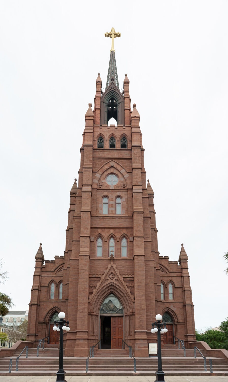 Vertical panorama of the Cathedral - Cathedral of Saint John Charleston