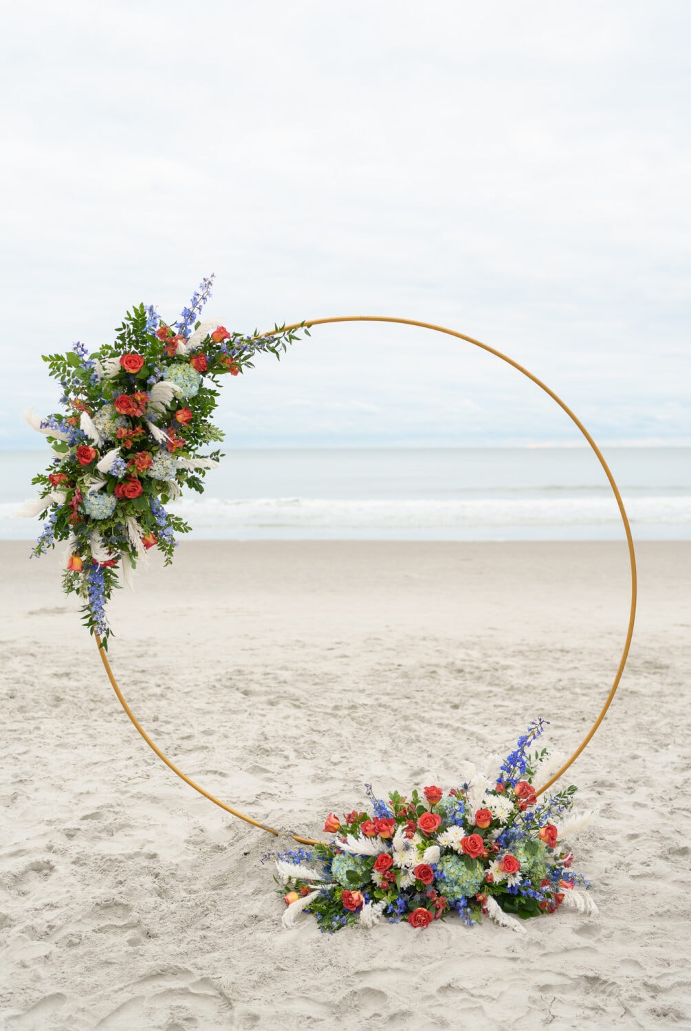 Wedding arch with flowers on the beach - 21 Main Events - North Myrtle Beach