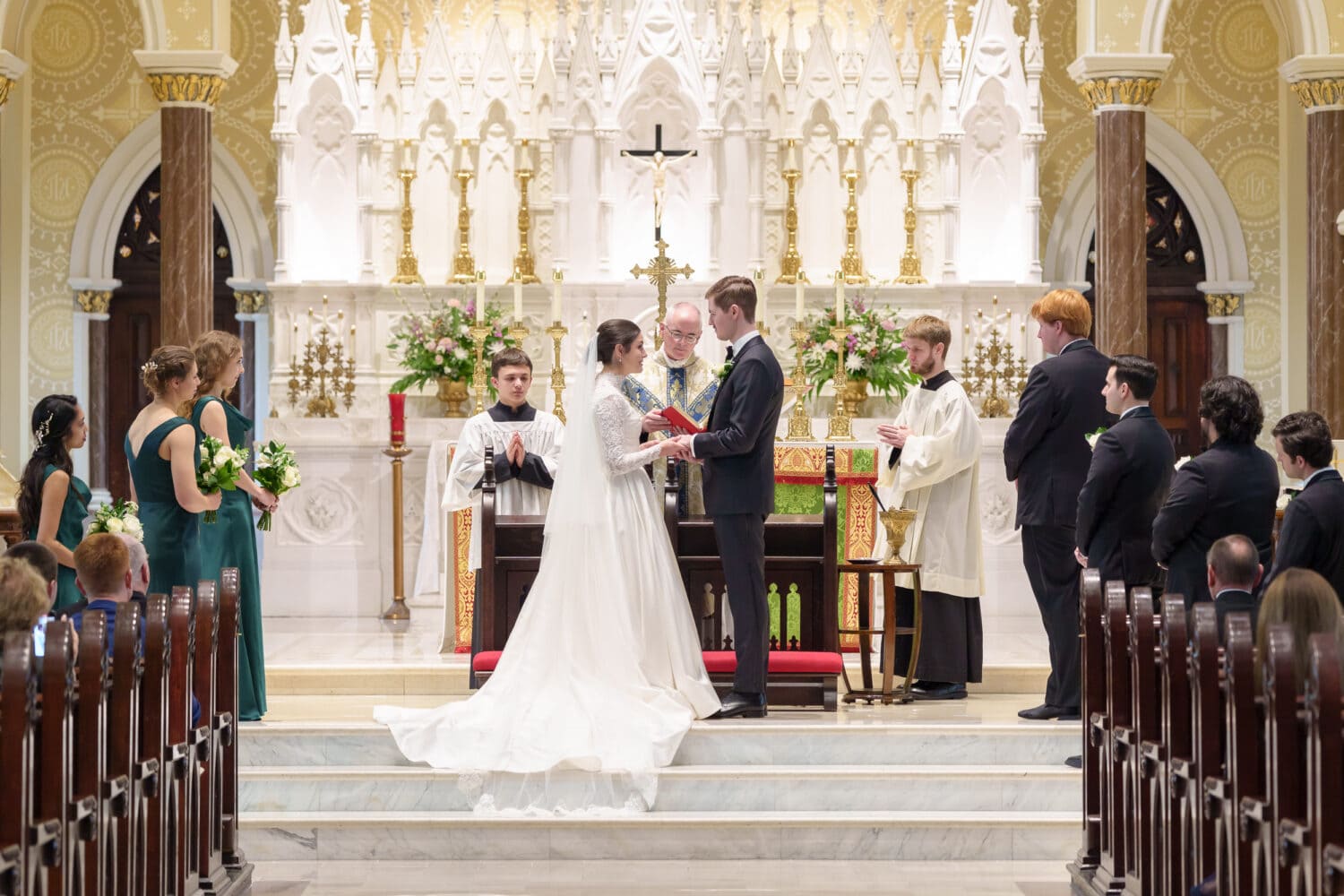 Wedding vows - Cathedral of Saint John Charleston