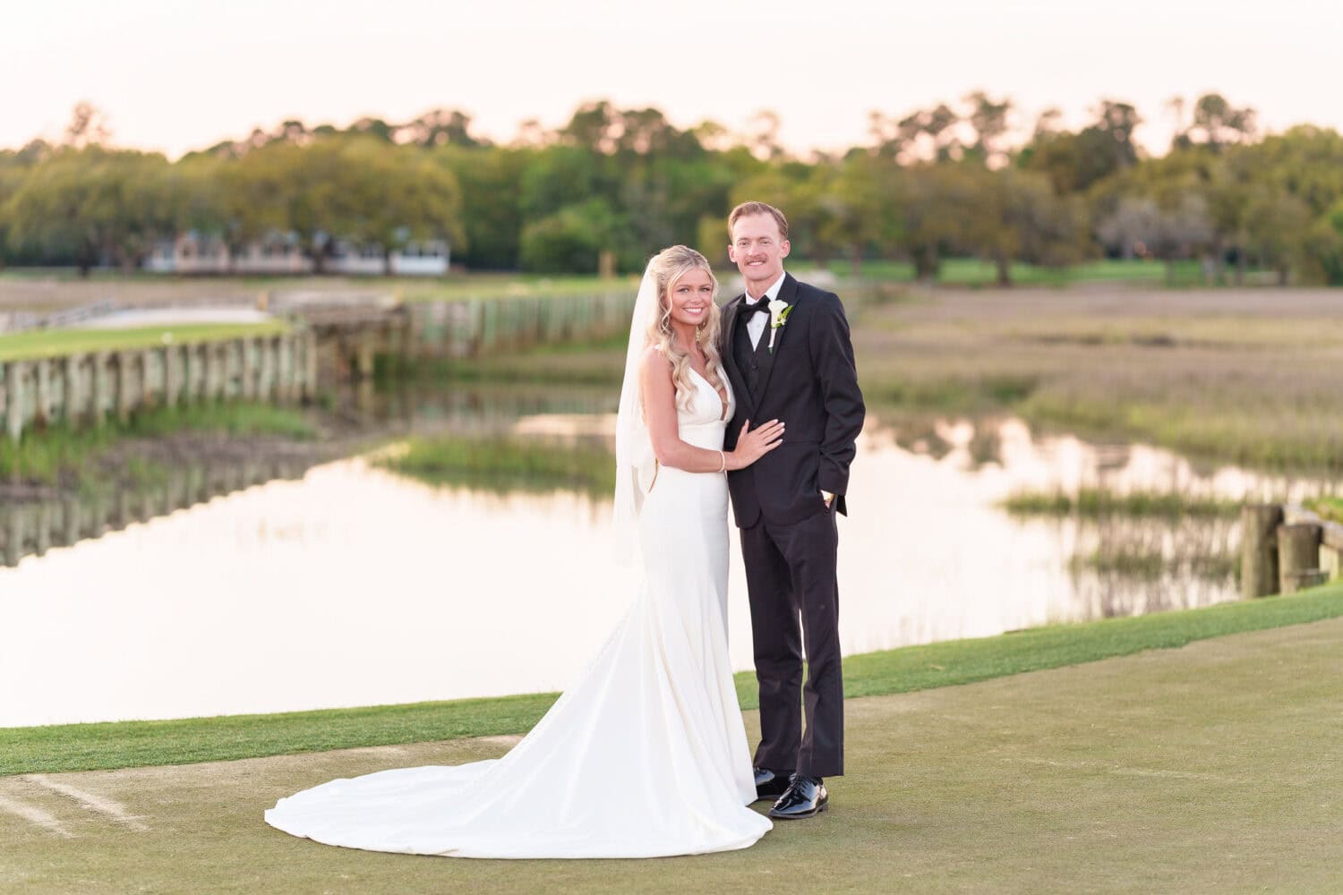 Portrait on the golf course by the marsh - Pawleys Plantation