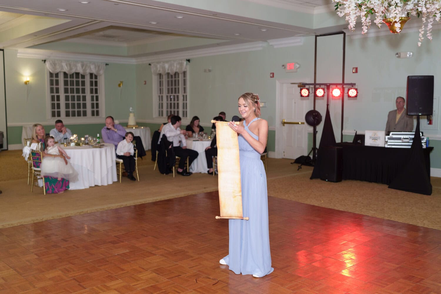 Toasts from the maid of honor - Pawleys Plantation