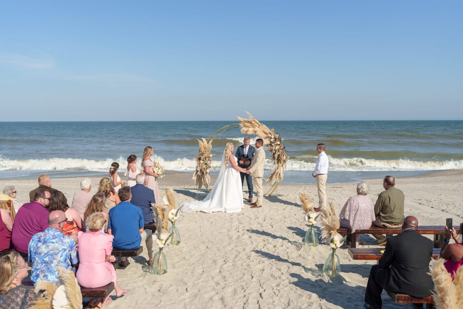 Ceremony on the beach - Beach House in Pawleys Island
