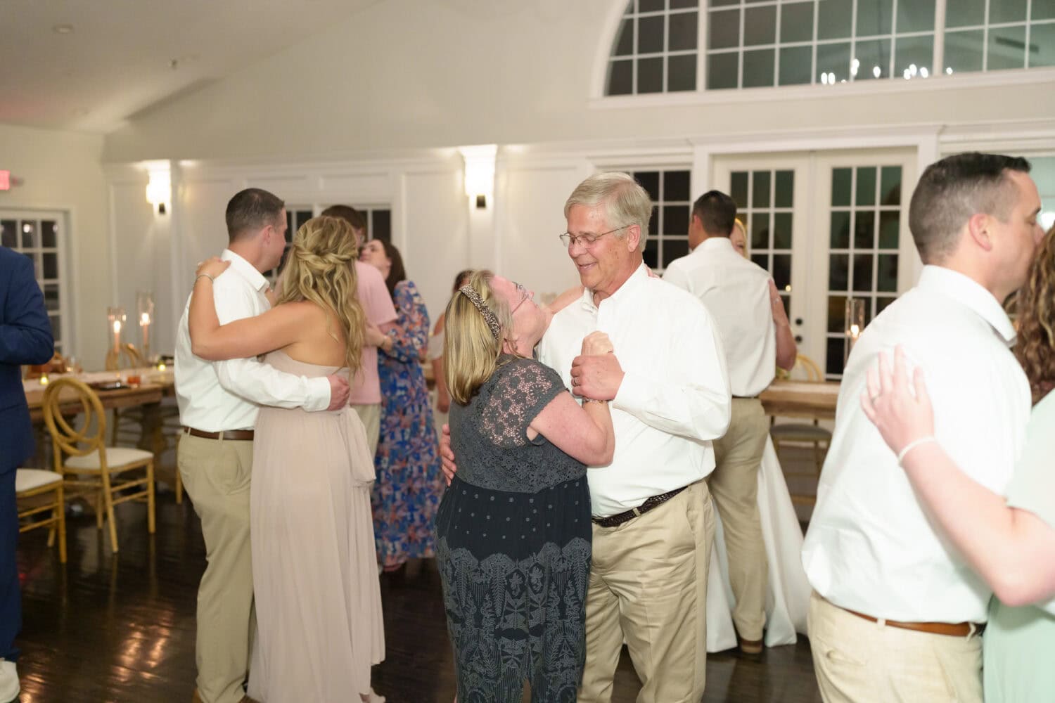 Dance time during the reception - The Village House at Litchfield