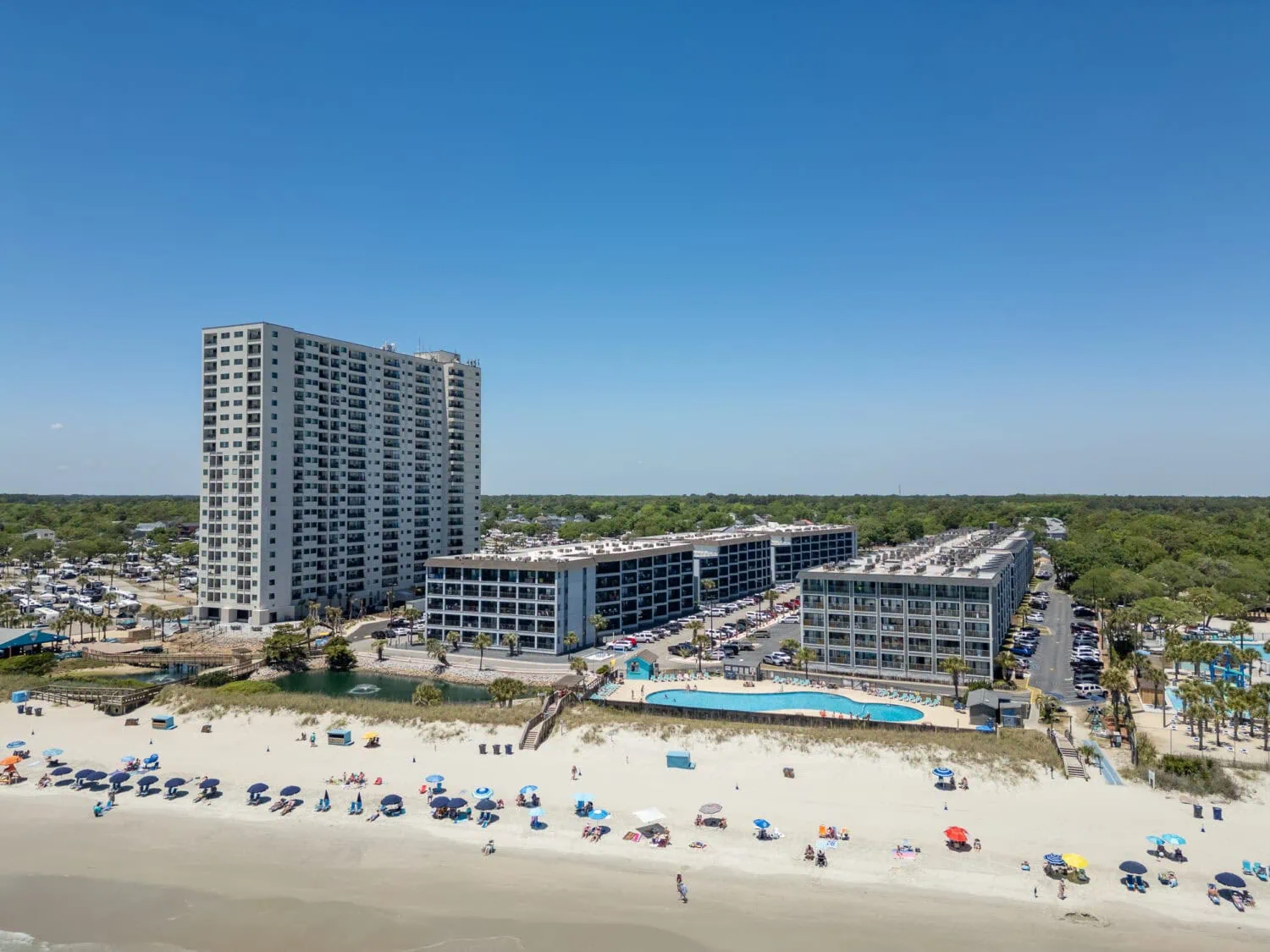 Drone view of apartment - Myrtle Beach